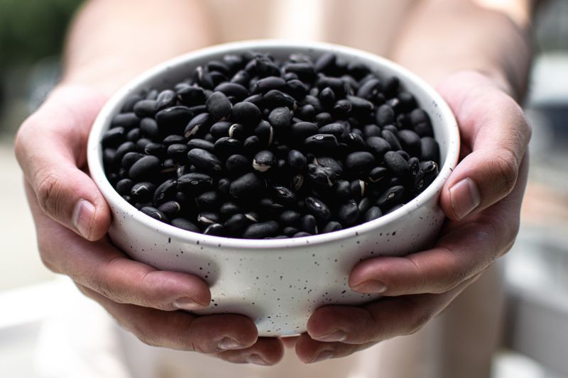 Sweet potato and black bean vegetarian power bowl